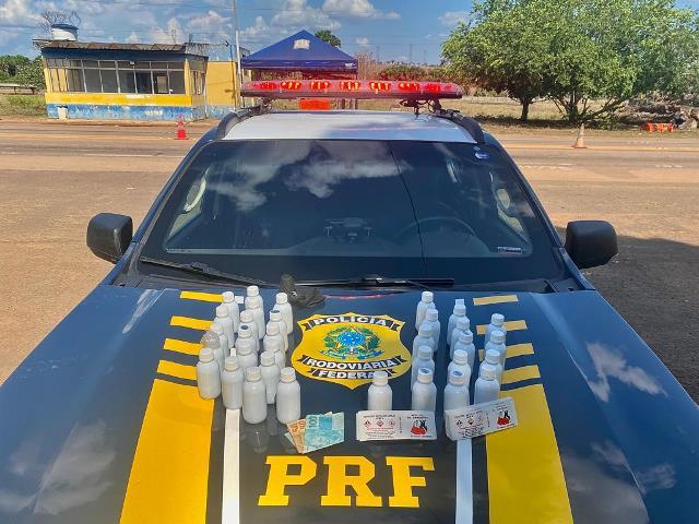 Identificado o contrabando de Mercúrio, metal pesado, com elevado grau de toxicidade, usado no garimpo.