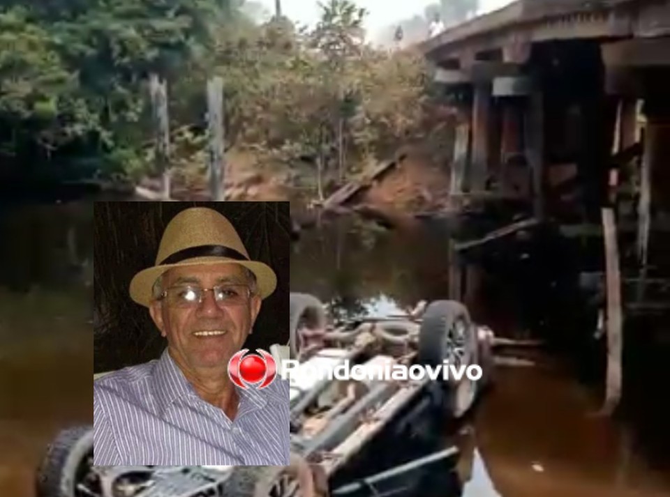 Empresário de Rondônia morre após veículo cair de ponte no Amazonas 