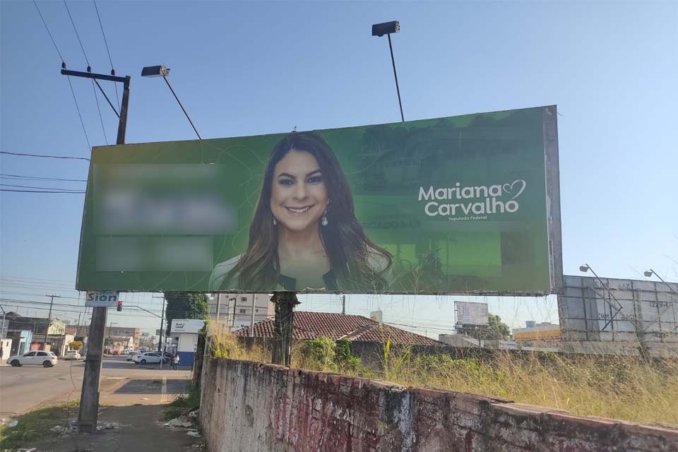 OUTDOORS IRREGULARES – Justiça eleitoral condena Mariana Carvalho por uso ilegal