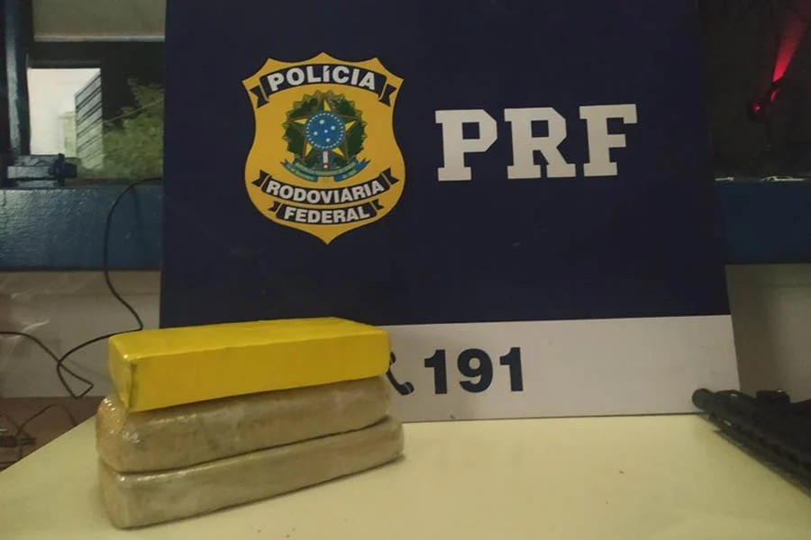 Em Guajará-Mirim/RO, PRF apreende 3 Kg de Cocaína