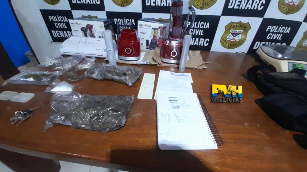 NOS CORREIOS: Denarc prende Traficante enviando skank para outro estado