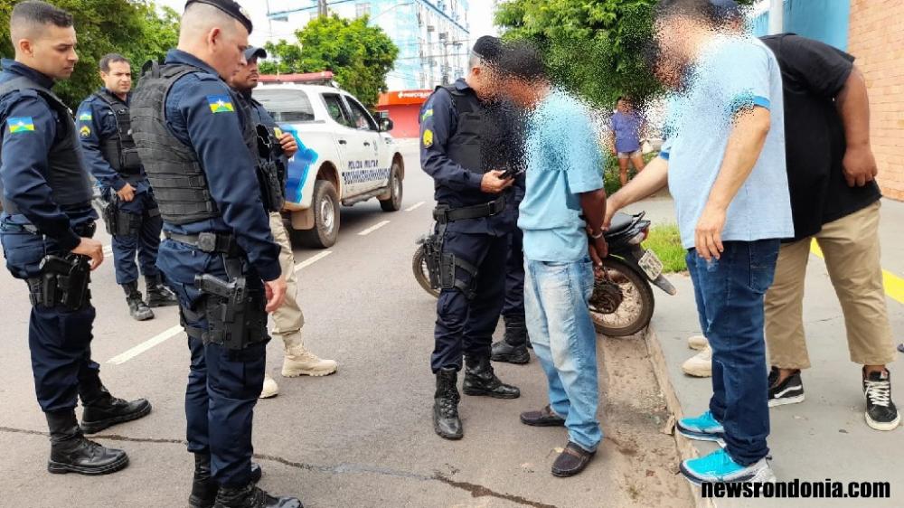 Policial Civil flagra furto de moto e prende suspeito no centro