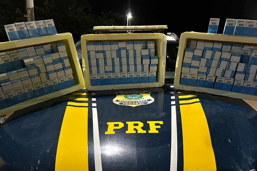 Em Porto Velho/RO, PRF realiza apreensão de medicamento contrabandeado
