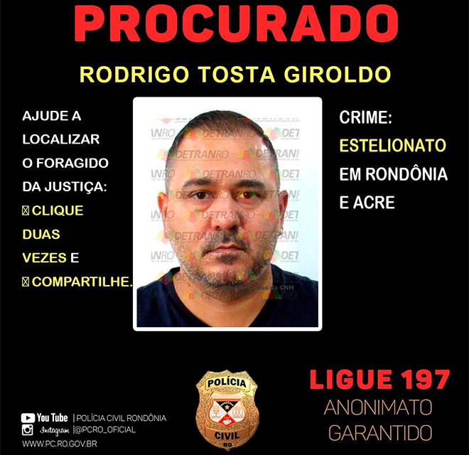 Polícia pede ajuda para localizar advogado acusado de fraudes estimadas em R$ 30 milhões