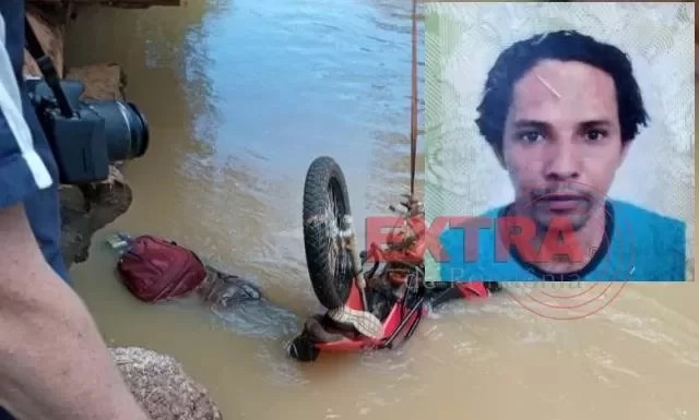 Motociclista morre após cair em rio, em Vilhena