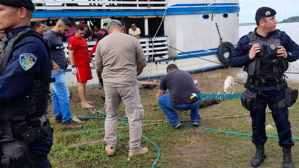 Corpo de homem, com marcas de tiro na cabeça, é encontrado boiando no rio Madeira