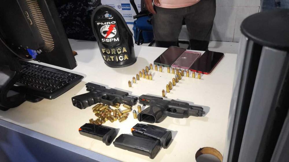 Trio é preso com armas após tiroteio na zona leste da capital