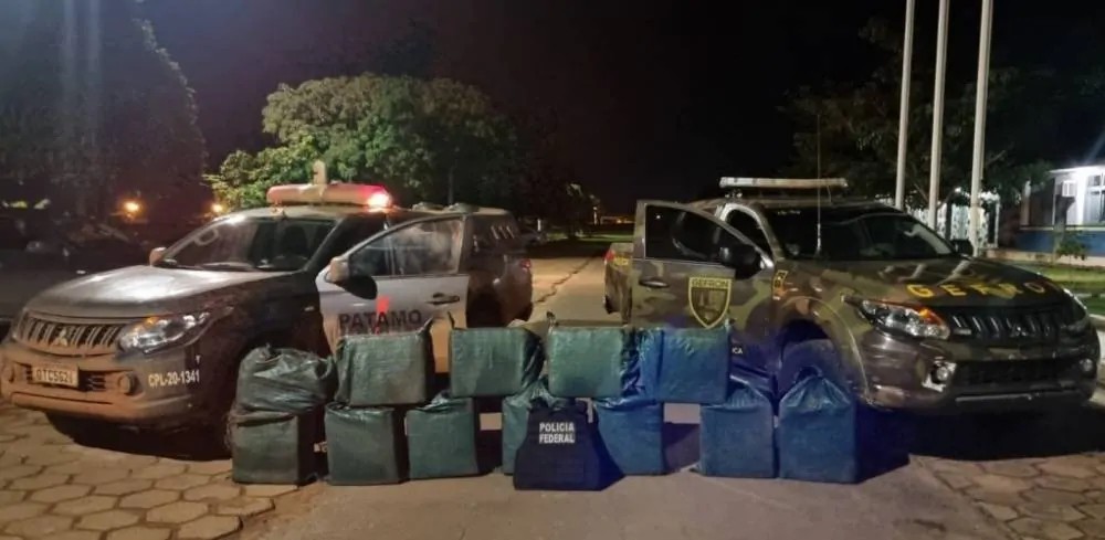 Operação conjunta das polícias de RO e MT apreende 384 kg de cocaína em Pimenteiras do Oeste