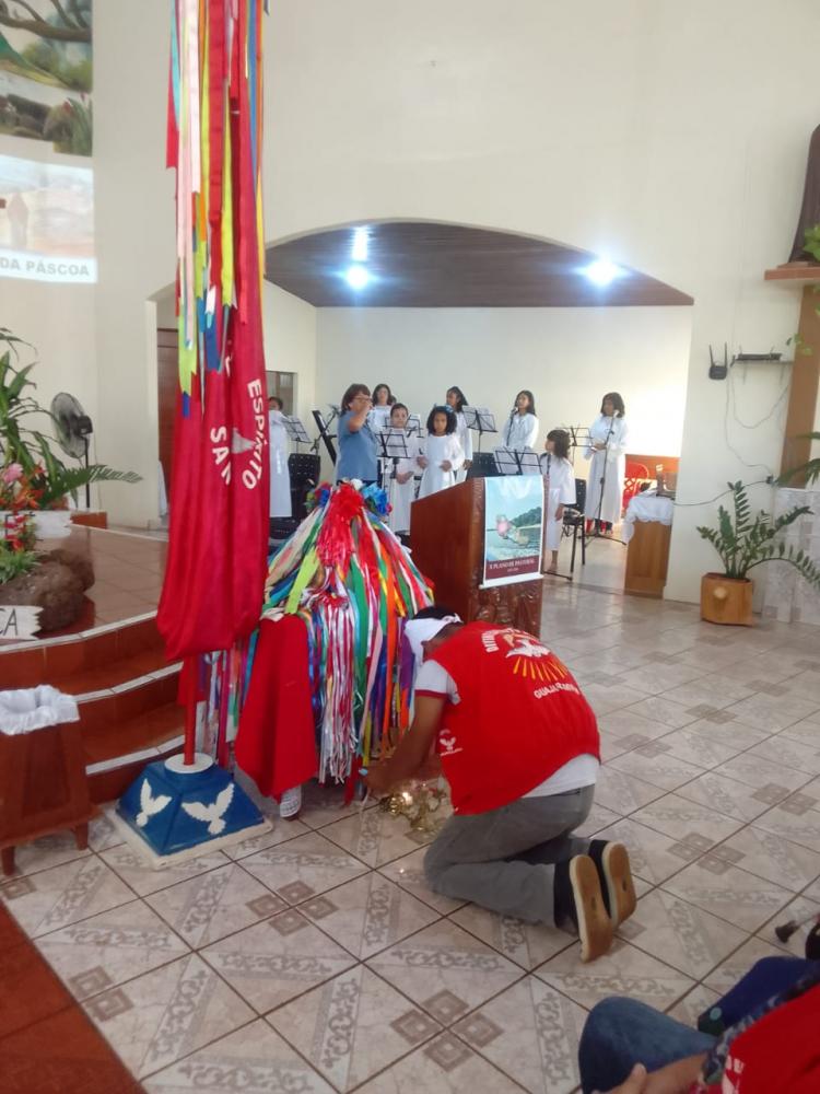 APÓS MISSA NO TAMANDARÉ, COROA RETORNA AO SÃO JOSÉ E SAI NA SEXTA PARA NOVAS CAMINHADAS