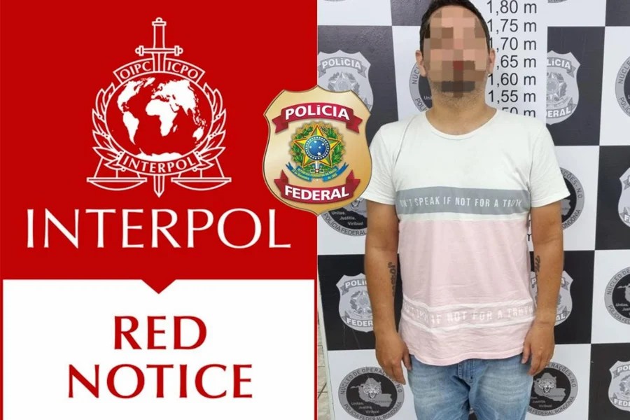 Polícia Federal prende estrangeiro procurado pela Interpol em Porto Velho