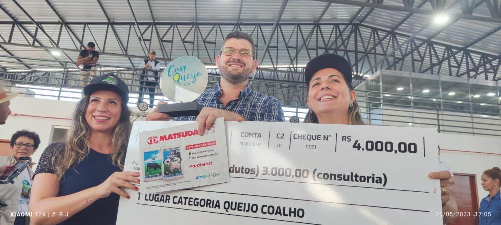 AGROINDUSTRIA POR DO SOL GANHA O 1º LUGAR NA ESCOLHA DO QUEIJO COALHO