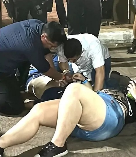 Policial penal atira em casal dentro de exposição e acaba preso
