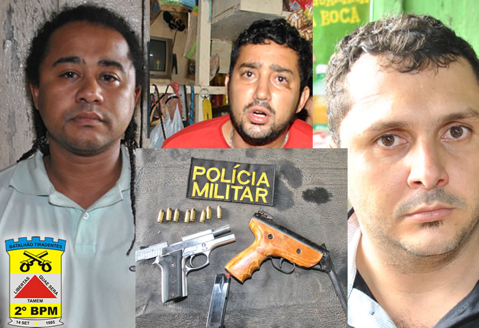 Em menos de duas horas após homicídio na Rua T-17, a Polícia Militar prende suspeitos e encontra a arma do crime