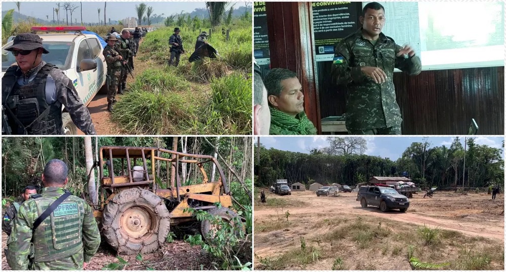 Operação Mapinguari atua na desocupação do Parque Estadual de Guajará-Mirim