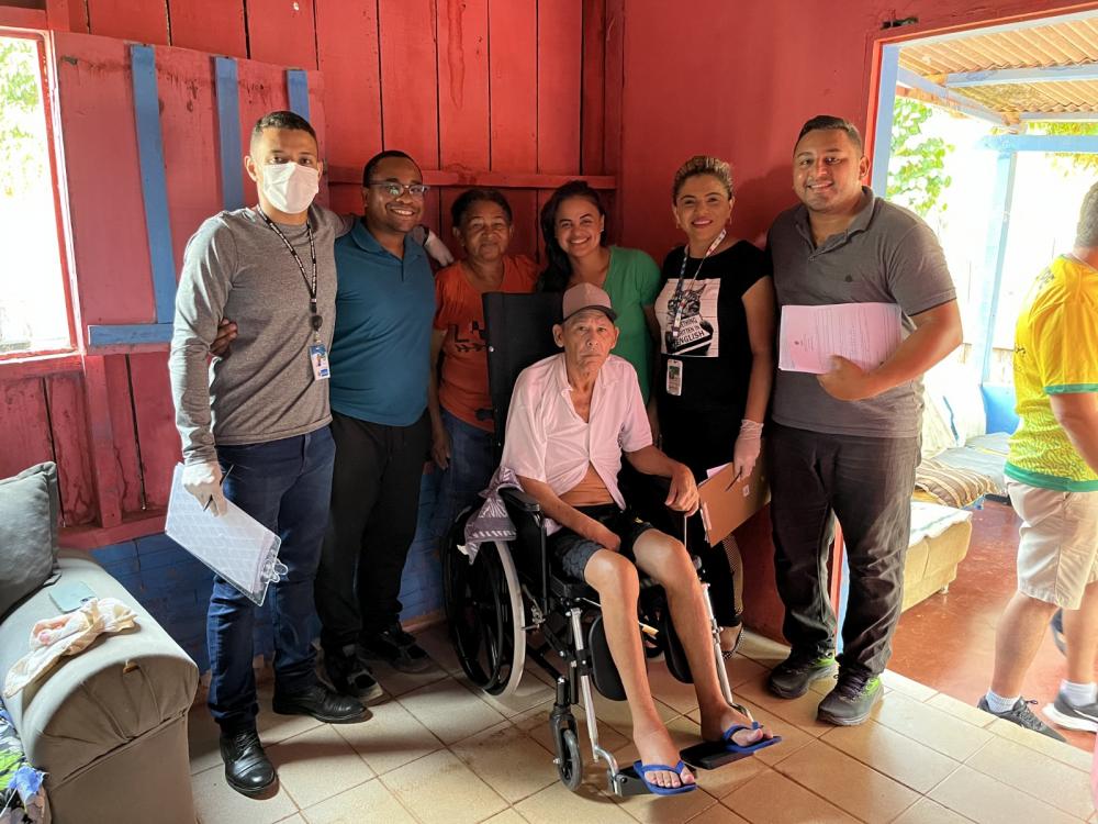 Ação indicada pela deputada estadual Dra. Taíssa Sousa e atendida pela (SESAU) secretaria estadual de saúde, distribui mais de 100 aparelhos de auxílio à locomoção em parceria com o CERO (Centro de reabilitação de Rondônia). 
