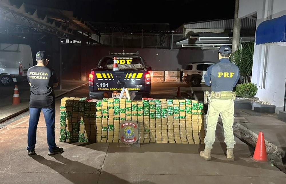 PF faz prisão em flagrante por transporte interestadual de drogas