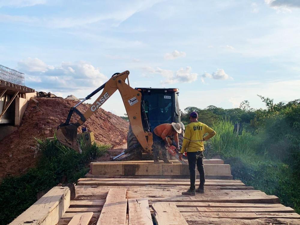Após pedido da Deputada Estadual Dra. Taissa Sousa, DNIT inicia revitalização da ponte do rio Araras