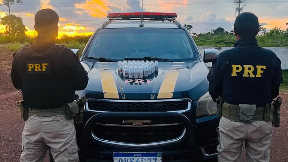 PRF apreende 50 kg de mercúrio com casal de Guajará-Mirim