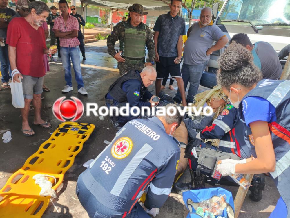 SEGUNDO DO DIA: Mais um atentado a bala deixa homem alvejado no Centro