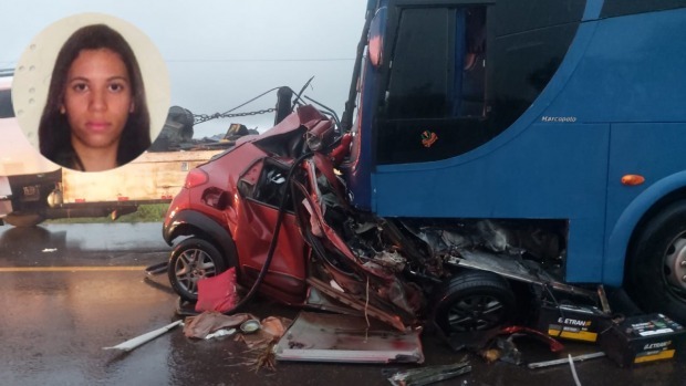 Policial Civil de Rondônia morre junto com a família após carro bater de frente com ônibus em MS