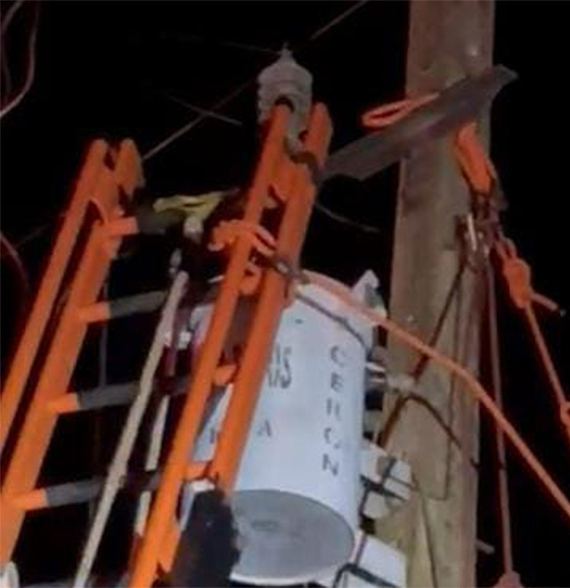 Jovem morre ao tentar fazer ligação irregular de energia em alta tensão