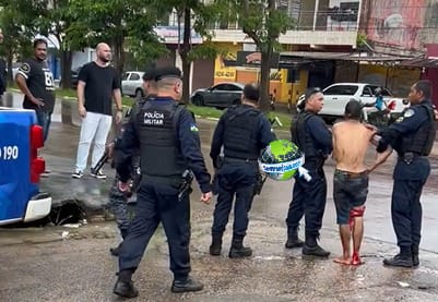 Ladrão tenta investir contra a PM e acaba baleado na zona leste