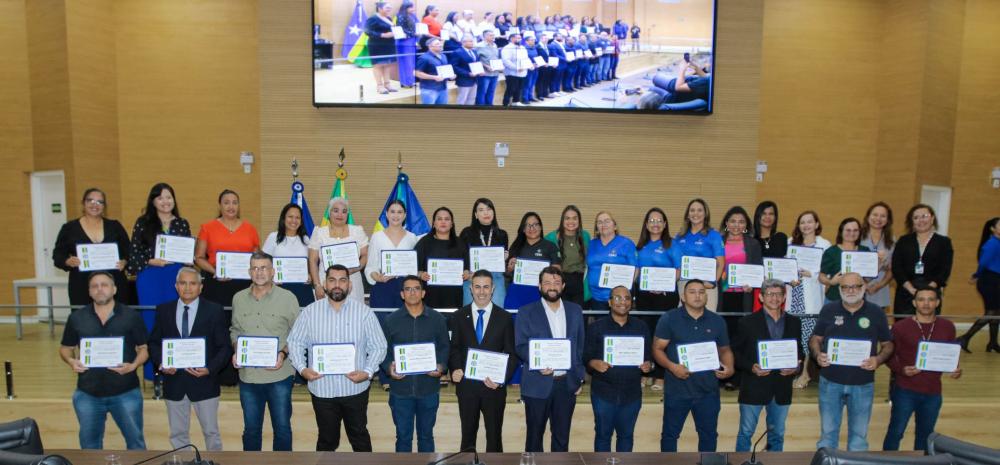 Dra. Taíssa homenageia equipes dos projetos Saúde Cidadã e Saúde Cidadã Mobilidade na região Madeira-Mamoré
