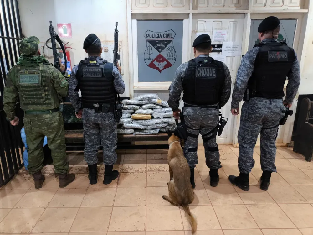 EM GUAJARÁ-MIRIM POLÍCIA MILITAR LOCALIZA 23 QUILOS DE MACONHA DURANTE OPERAÇÃO PROTETOR DAS FRONTEIRAS