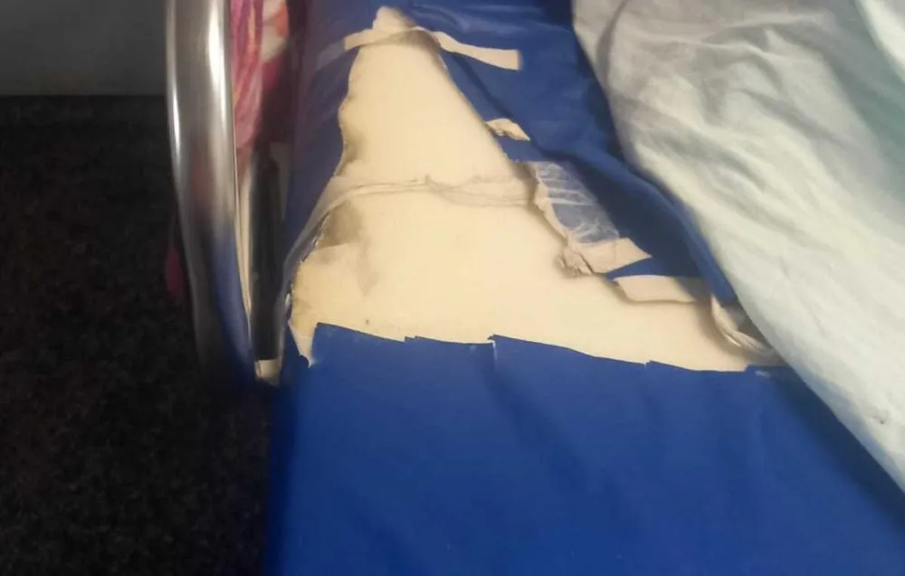 Dra. Taíssa identifica colchões em más condições durante visita no Hospital de Base