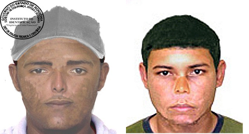 Polícia divulga retrato falado de assaltantes do Basa de Ariquemes