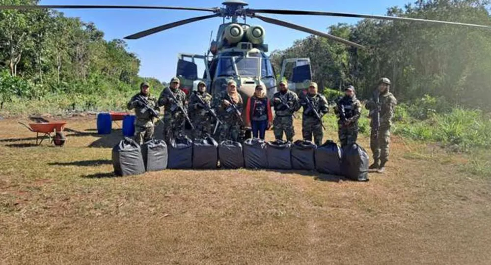 No Vizinho Beni, polícia destroi pista usada pelo narcotráfico e apreende 412 quilos de cocaína