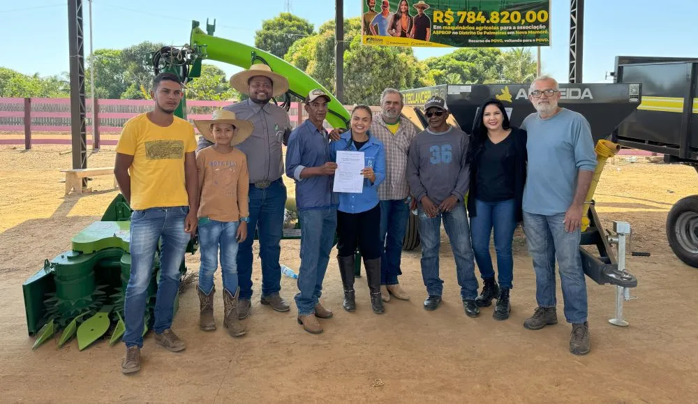 Emenda de Dra. Taíssa beneficia produtores rurais de Nova Mamoré com novos maquinários