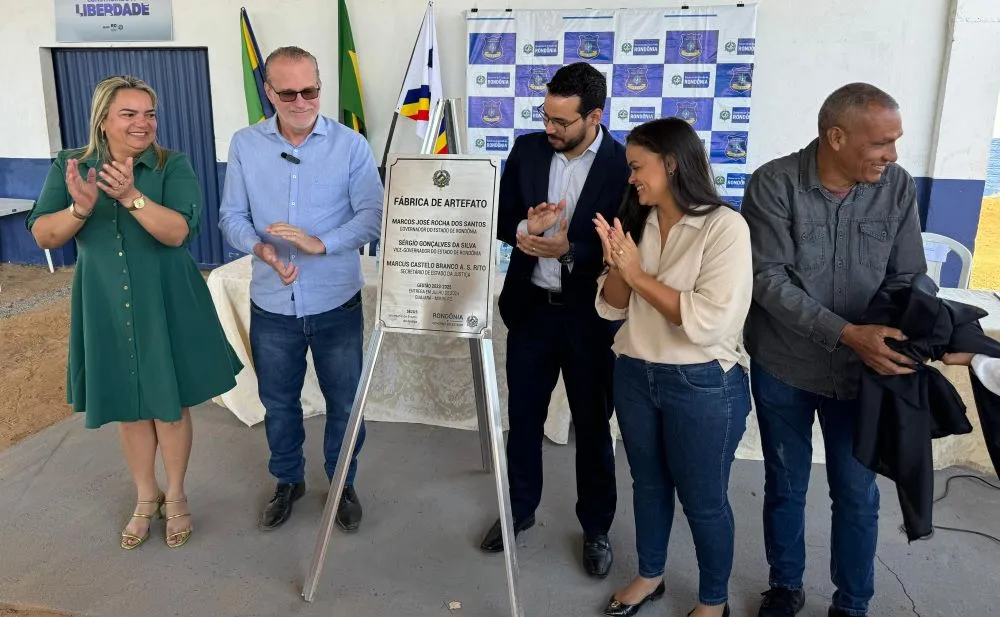 Emenda de Dra. Taíssa viabiliza inauguração de fábrica de artefatos de concreto em Guajará-Mirim
