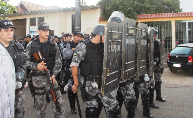 PARALISAÇÃO - Hermínio afirma temer que aconteça uma nova tragédia de Corumbiara em frente ao 1º Batalhão