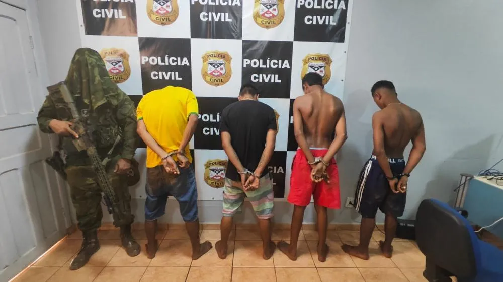 TRABALHO CONJUNTO PRENDE QUADRILHA DO ROUBO NA ÁREA DA COMARA