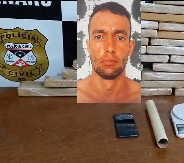 Traficante que usava tapeçaria como fachada cai com 30 kg de drogas