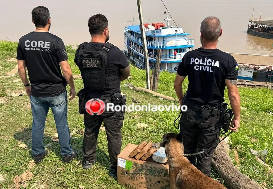 ÁGUAS SEGURAS: Denarc prende cozinheira de embarcação com quatro quilos de droga