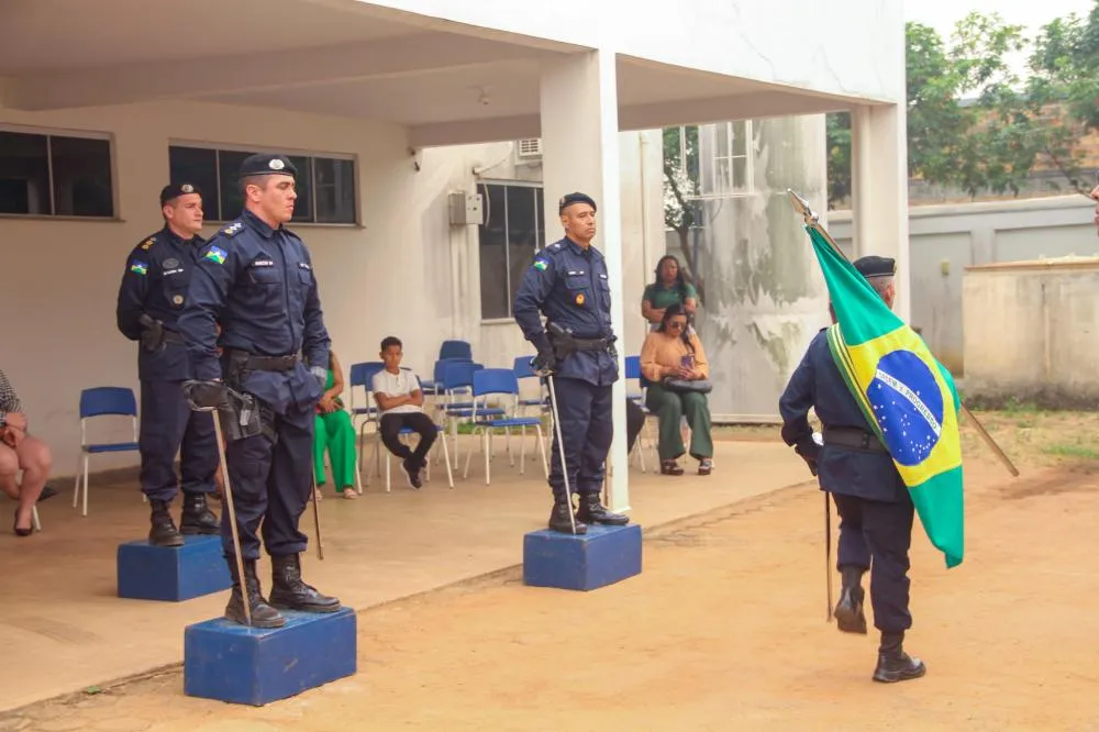 Dra. Taíssa prestigia solenidade da passagem de comando da 3ª Companhia de Policiamento Ostensivo de Nova Mamoré