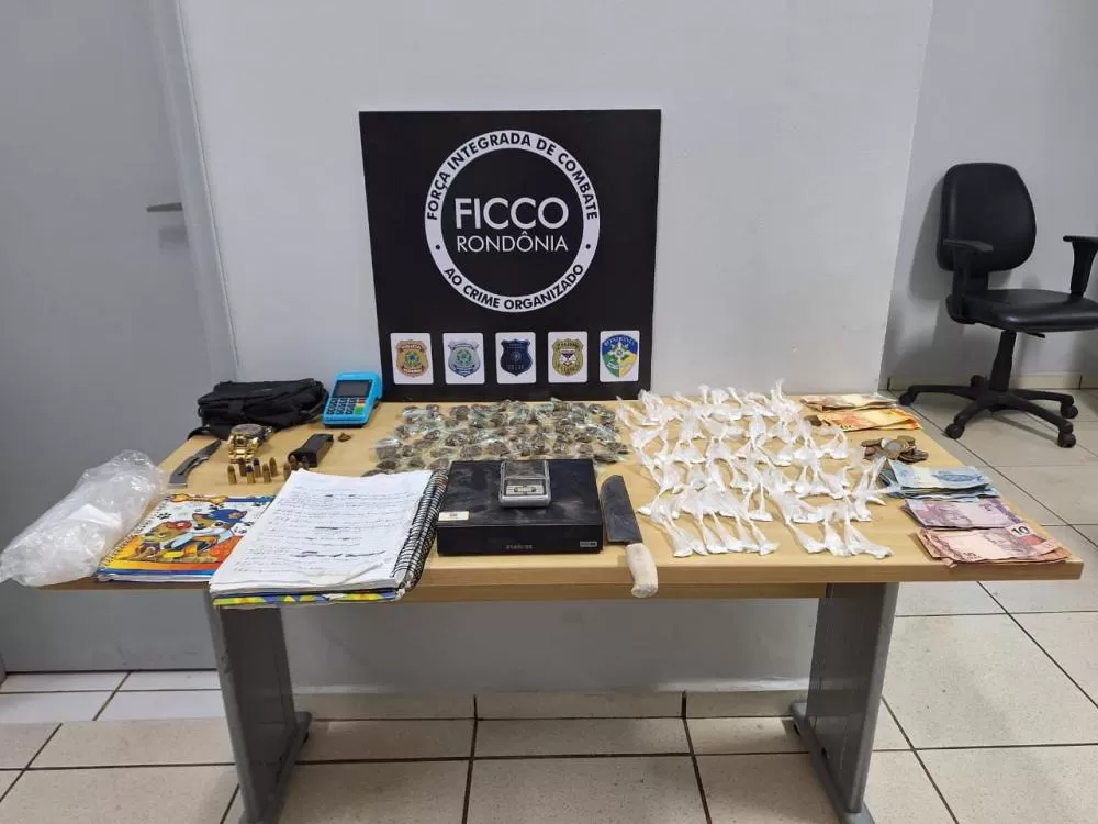 FICCO/RO prende indivíduo por tráfico de drogas e posse irregular de munições em Porto Velho/RO