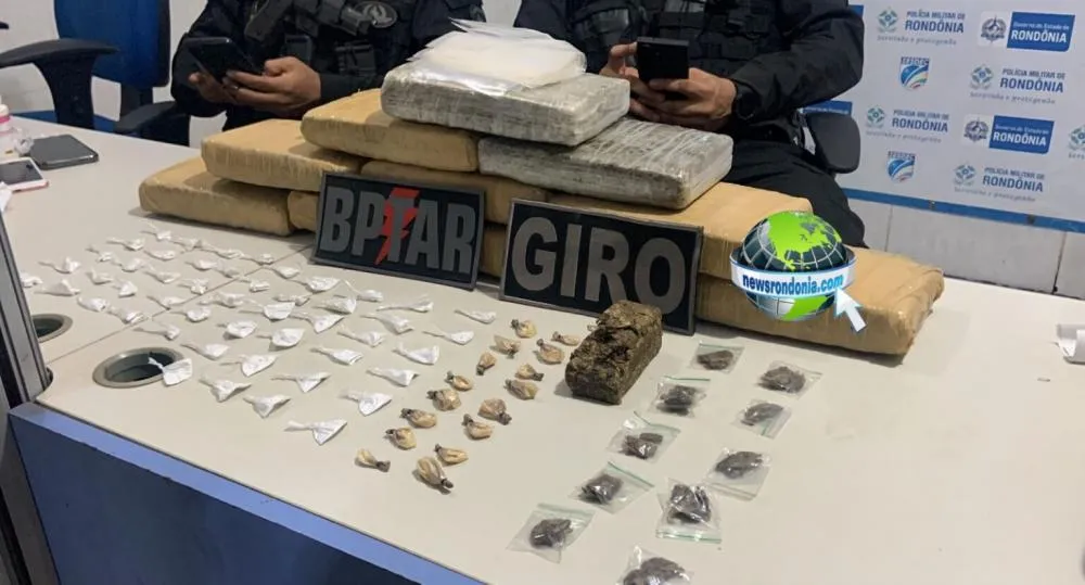 BPTAR prende traficante com 10 kg de drogas após perseguição