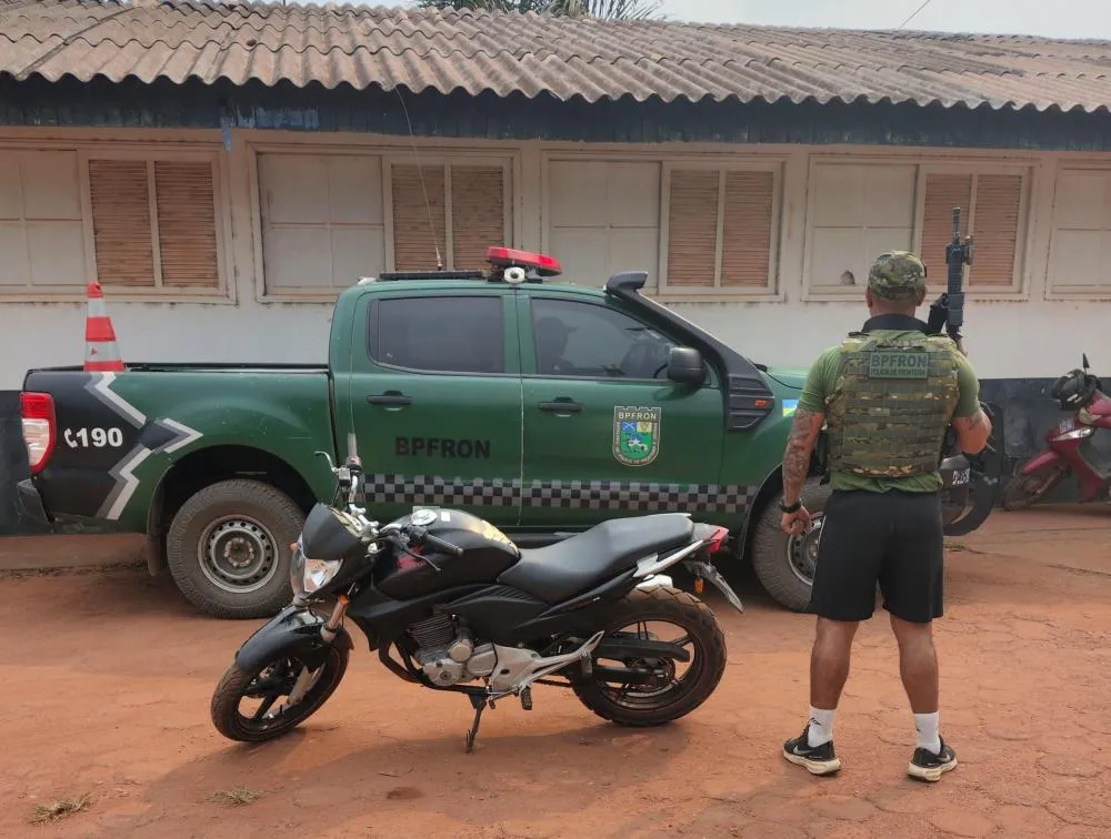 OPERAÇÃO CONJUNTA RECUPERA MOTOCICLETA ROUBADA EM PORTO VELHO E LOCALIZADA NA BOLÍVIA