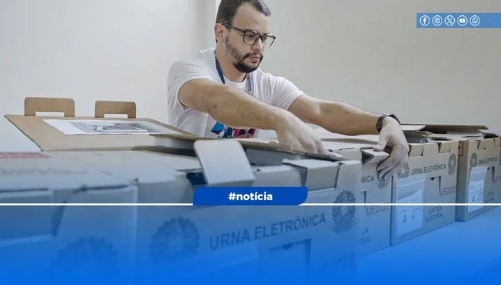 Urnas eletrônicas são transportadas para comunidades indígenas com apoio das forças de segurança pública
