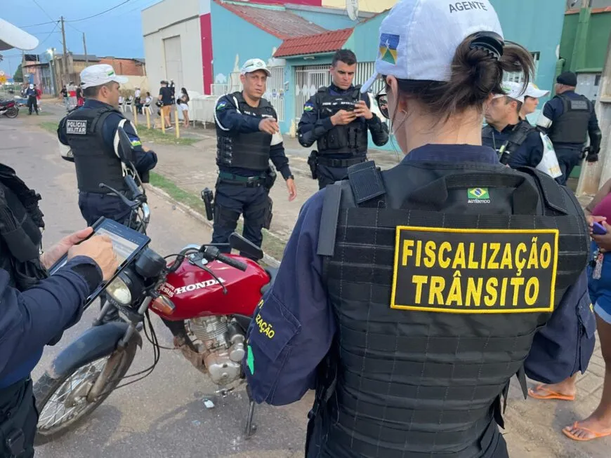 OPERAÇÃO DO DETRAN-RO E BPTRAN RECUPERA MOTOCICLETAS ROUBADAS EM BLITZ DE TRÂNSITO