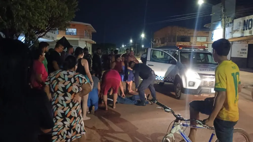 HOMEM É ALVEJADO NO FÊMUR EM GUAJARÁ-MIRIM