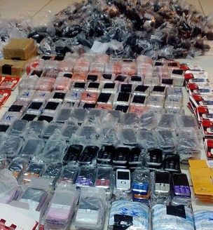 Polícia apreende mais de 500 celulares que viriam para Rondônia