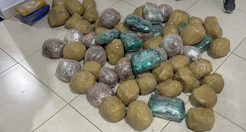 Operação Conjunta das Forças de Segurança apreende 53 kg de entorpecentes, em São Francisco do Guaporé