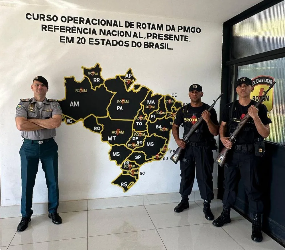 POLICIAIS MILITARES DE RONDÔNIA CONCLUEM COM SUCESSO CURSO DE ROTAM NA PM DE GOIÁS