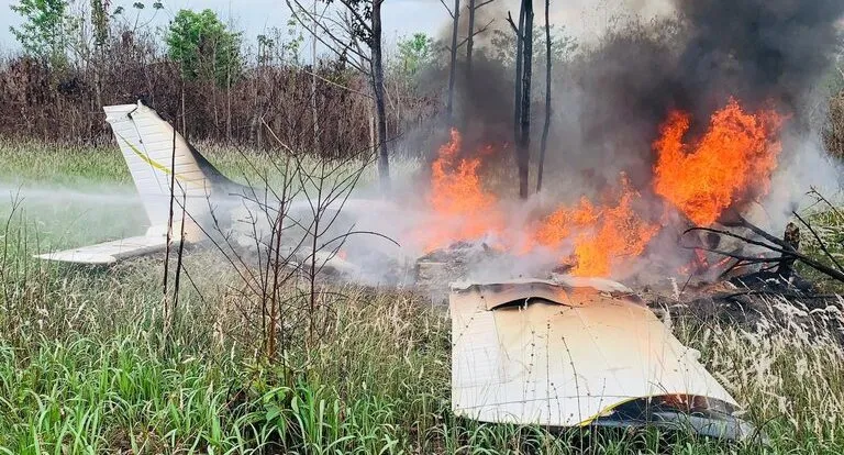 PF apreende aeronave clandestina com cocaína no Amazonas