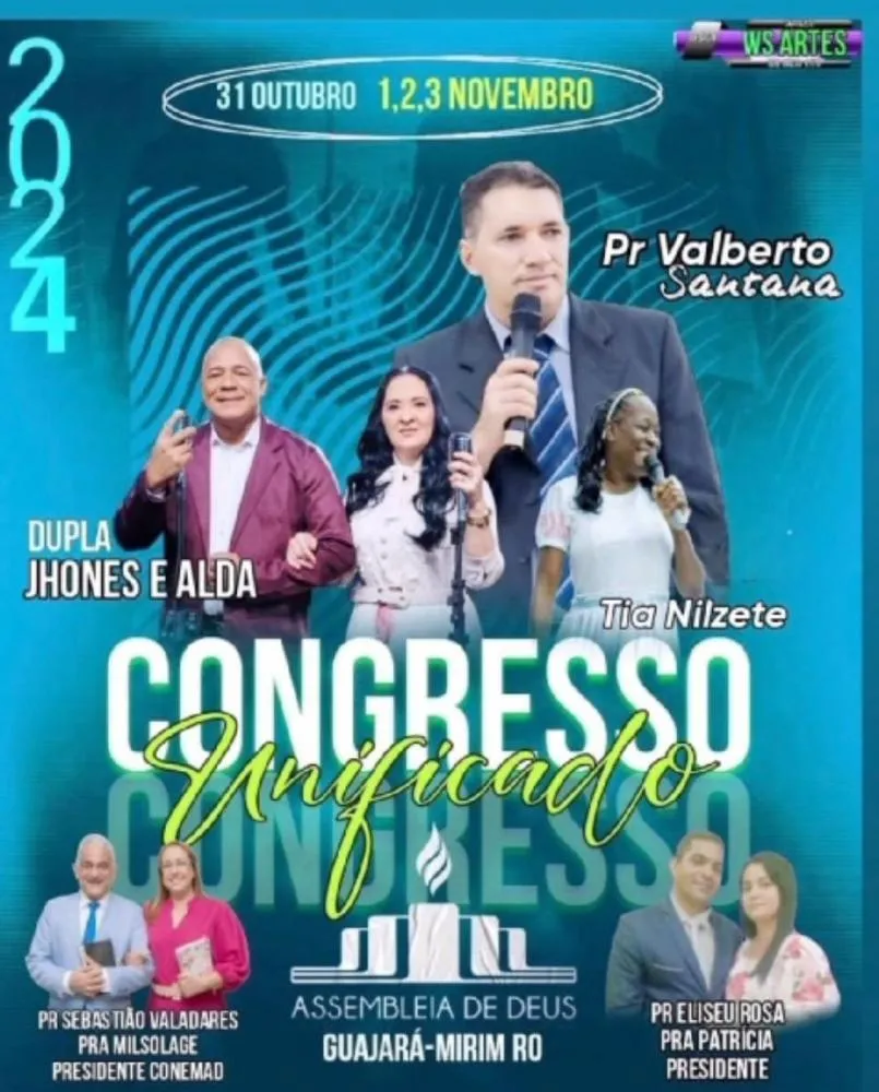 *IGREJA ASSEMBLEIA DE DEUS MINISTÉRIO MADUREIRA REALIZA 1º CONGRESSO UNIFICADO*