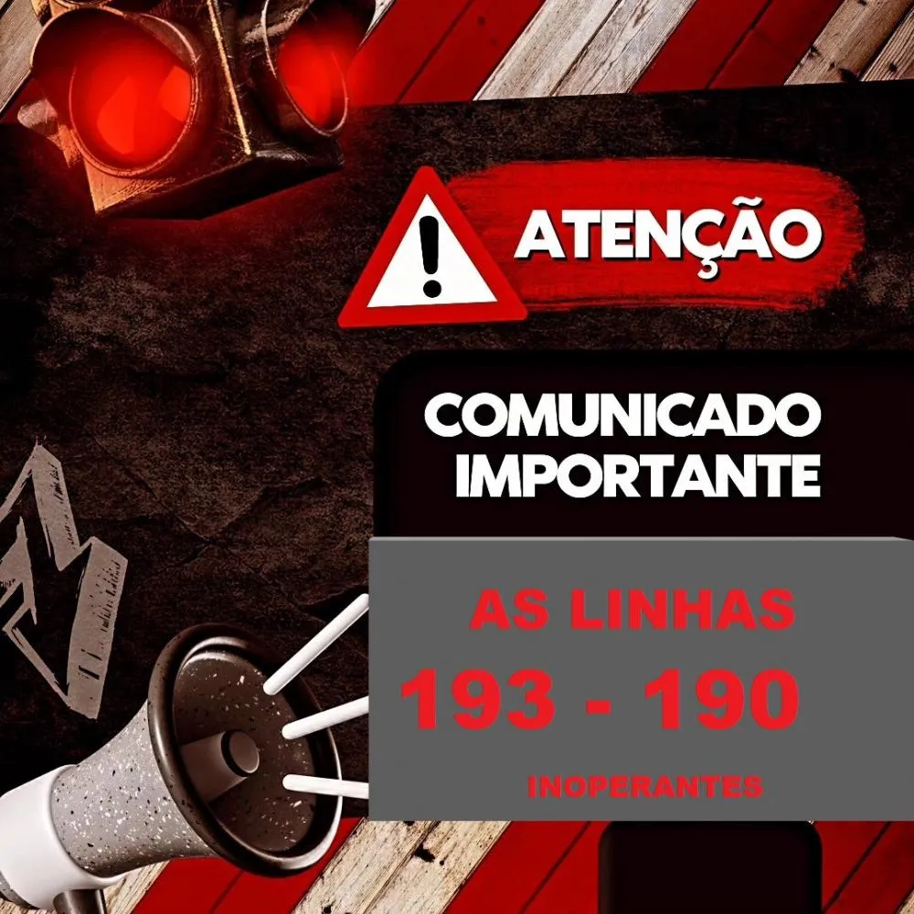 *EMERGÊNCIAS EM GUAJARÁ-MIRIM: NÚMEROS 190 E 193 CONTINUAM FORA DE SERVIÇO*